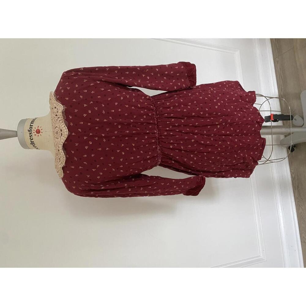 Free People - Delfina Mini Dress, Bohemian Detail, size M - Picture 9 of 14